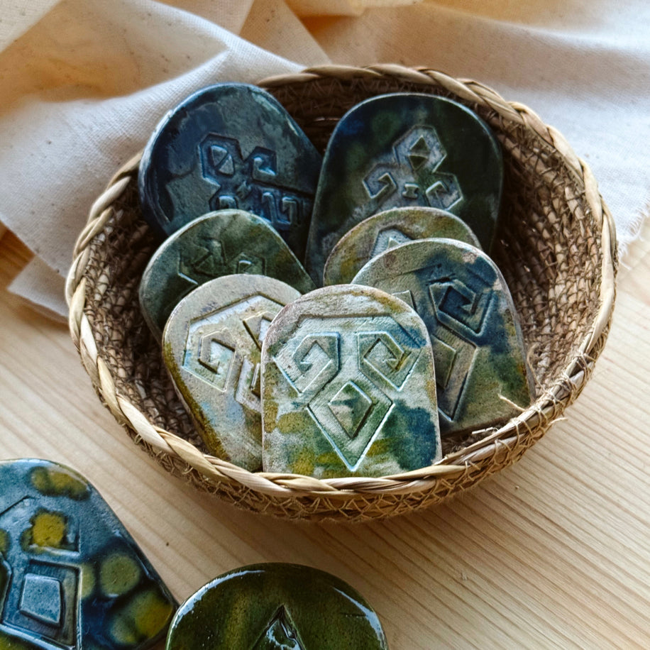 Anadolu İzleri - El Yapımı Seramik Broş